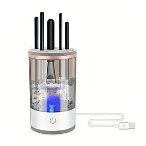 NIB Electric USB Cosmetic Makeup Brush Cleaner Portable Machine - Women's Gifts
